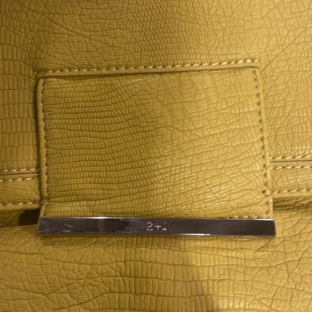 R + J large yellow clutch